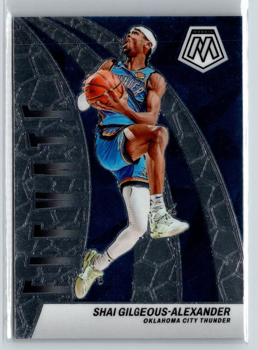 2023-24 Panini Mosaic #7 Shai Gilgeous-Alexander Elevate Mosaic M27