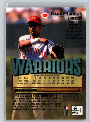 1997 Finest #66 Barry Larkin M27