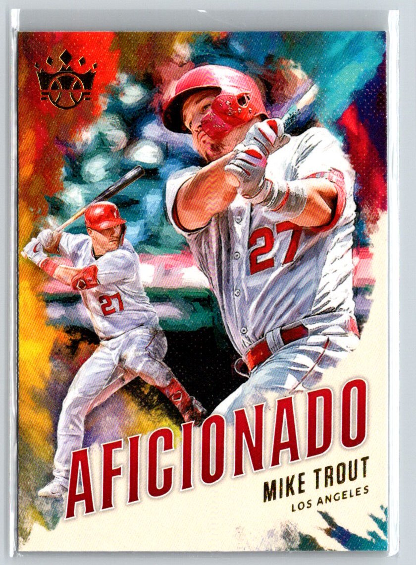 2020 Panini Diamond Kings #A-7 Mike Trout Aficionado M28