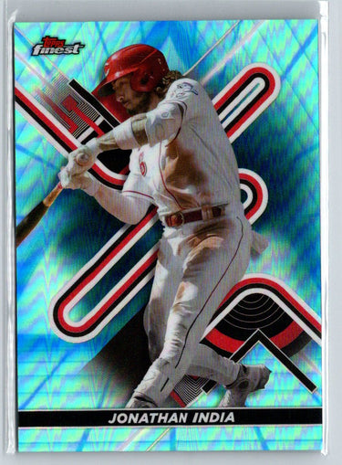 2022 Finest #47 Jonathan India Blue / Aqua Vapor Refractors #/250 M28