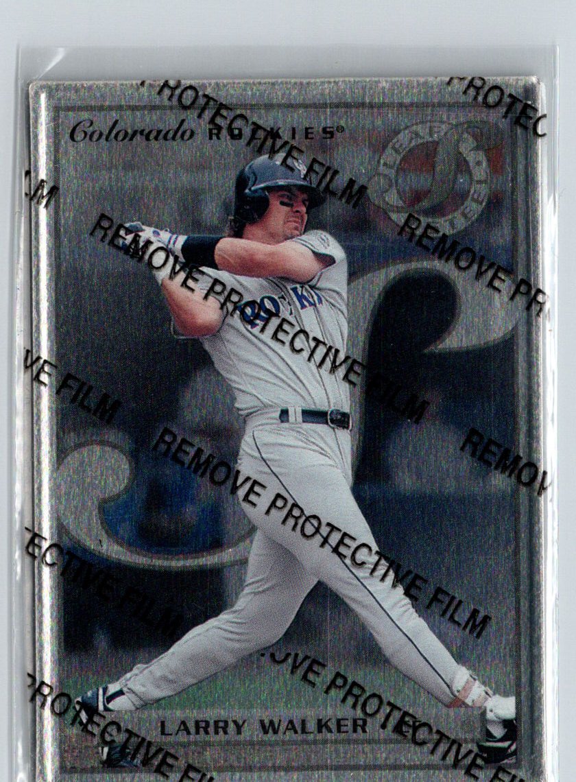 1996 Leaf Preferred #37 Larry Walker Steel M28