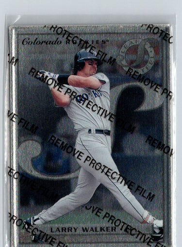 1996 Leaf Preferred #37 Larry Walker Steel M28
