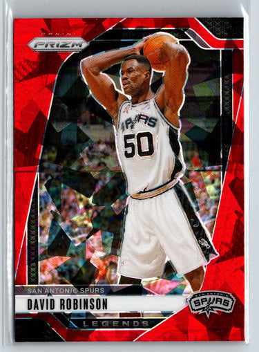 2024-25 Panini Prizm #288 David Robinson Prizms Red Ice M29