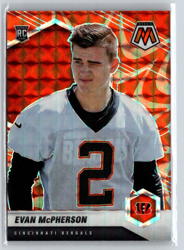 2021 Panini Mosaic #361 Evan McPherson Prizm Reactive Orange M30