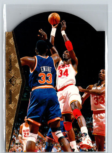 1994-95 SP #D76 Hakeem Olajuwon Die Cut M31