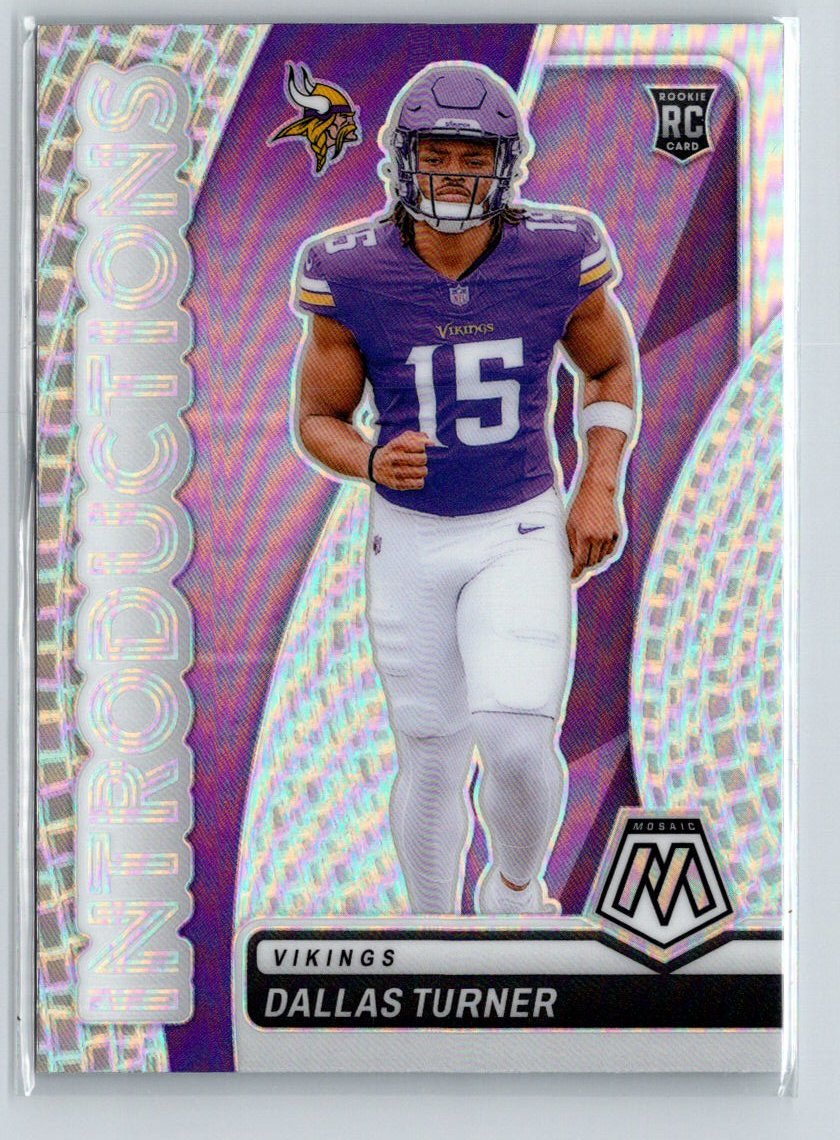 2024 Panini Mosaic #9 Dallas Turner Introductions M31