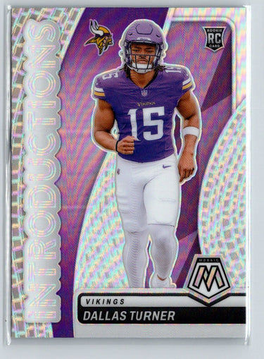 2024 Panini Mosaic #9 Dallas Turner Introductions M31