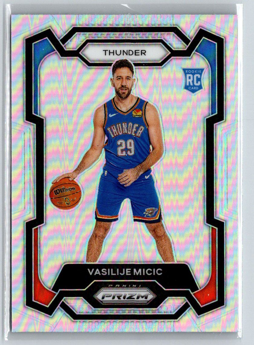 2023-24 Panini Prizm #297 Vasilije Micic Prizms Silver M31