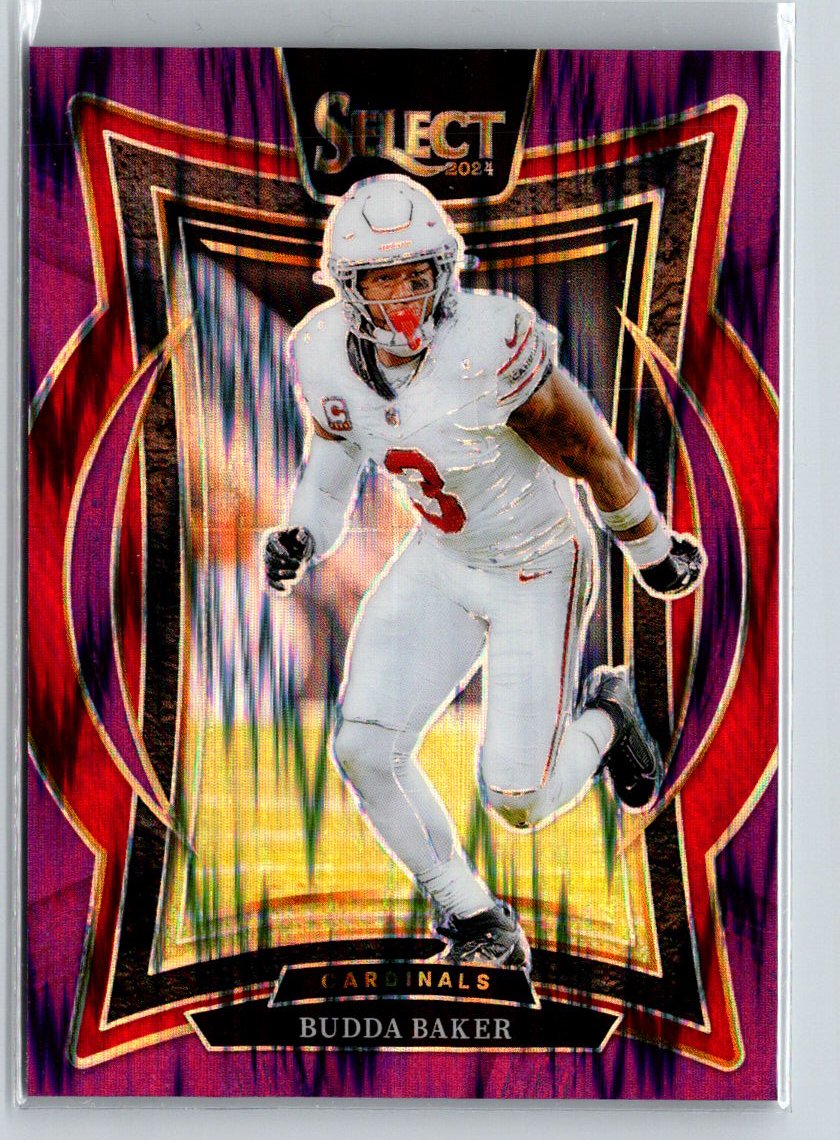 2024 Panini Select #14 Budda Baker Purple Prizm Shock #/360 M32