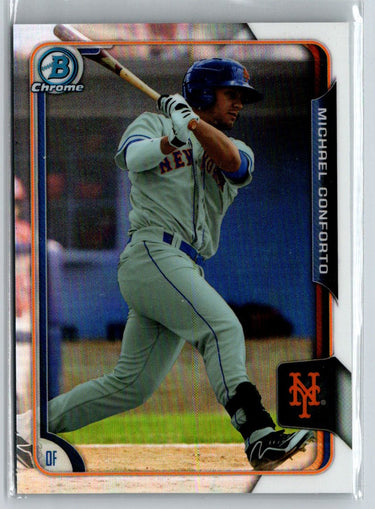 2015 Bowman Chrome #BCP218 Michael Conforto Prospects Refractors #/499 M32