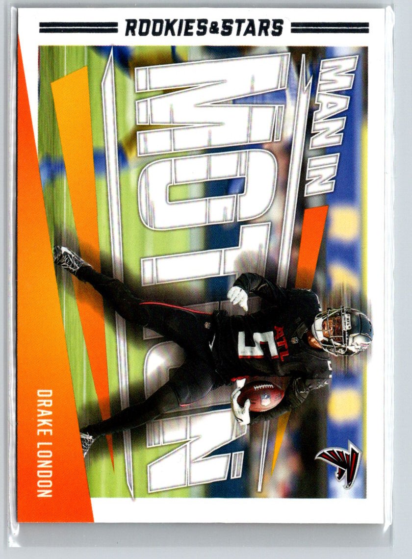 2023 Panini Rookies & Stars #MM-11 Drake London Man In Motion M32