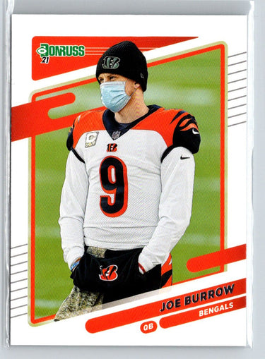 2021 Donruss #211b Joe Burrow No Helmet M32