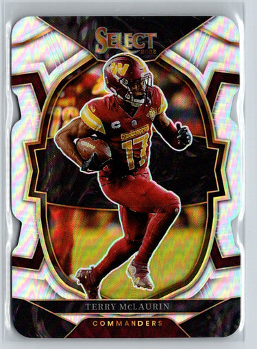 2022 Panini Select #77 Terry McLaurin Silver Prizm Die Cut M33