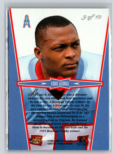 1996 Leaf #9 Eddie George Gold Leaf Rookies M33