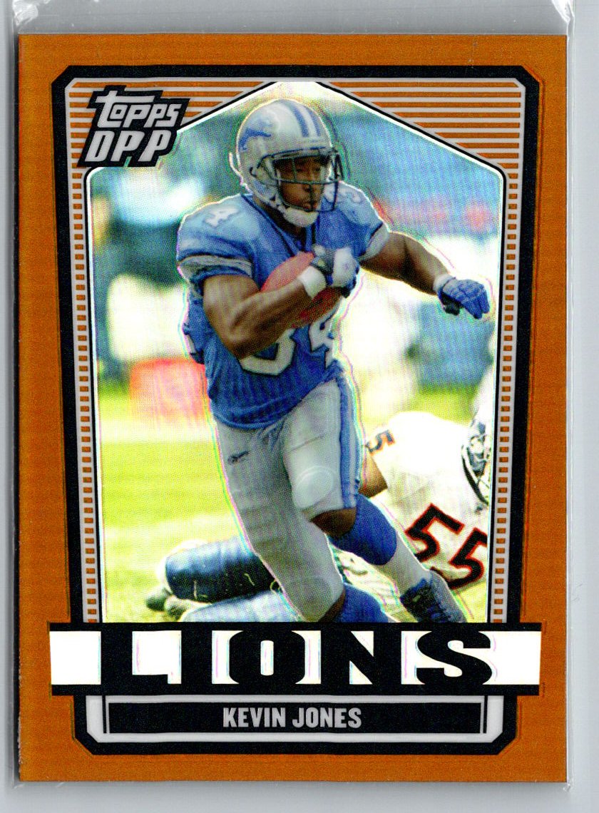 2007 Topps Draft Picks Kevin Jones Chrome Bronze Refractors #/250 M33