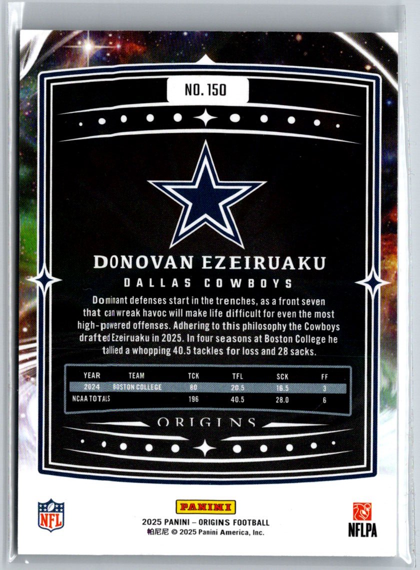 2025 Panini Origins #150 Donovan Ezeiruaku M33