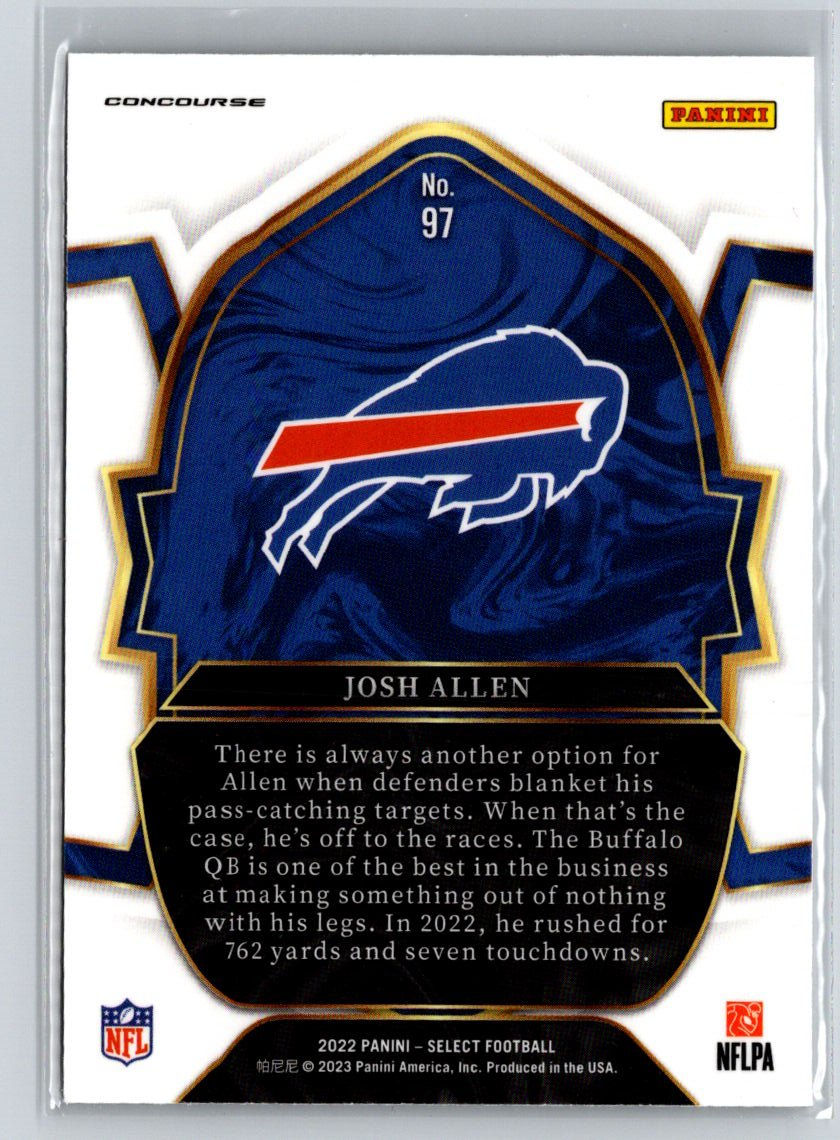 2022 Panini Select #97 Josh Allen M34