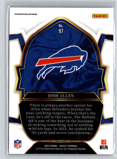 2022 Panini Select #97 Josh Allen M34