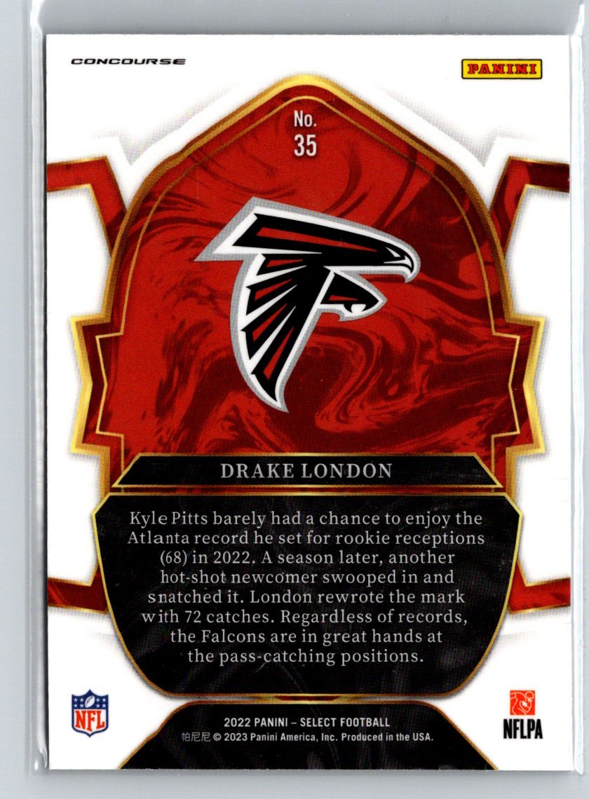 2022 Panini Select #35 Drake London M34