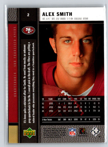 2005 Upper Deck Rookie Premiere #2 Alex Smith M35