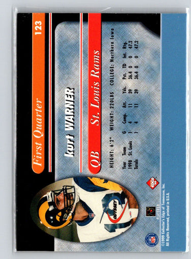 1999 Collector's Edge Odyssey #123 Kurt Warner M35