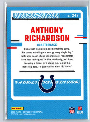 2023 Donruss Optic #247 Anthony Richardson M36