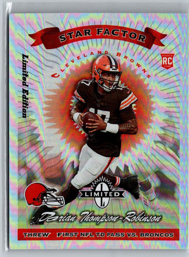 2023 Panini Limited #28 Dorian Thompson-Robinson 1997 Limited Exposure M37