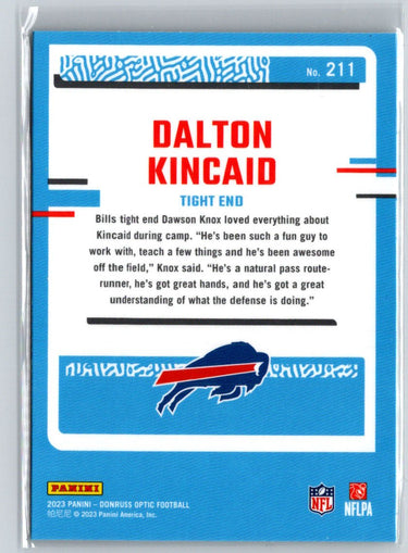 2023 Donruss Optic #211 Dalton Kincaid M38
