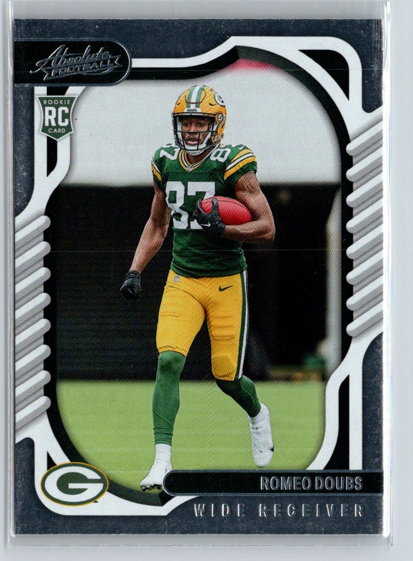 2022 Panini Absolute #135 Romeo Doubs Green M39