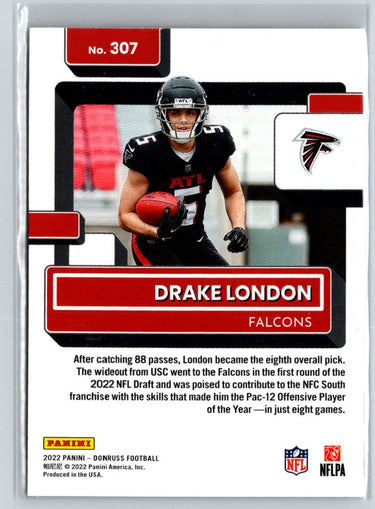 2022 Donruss #307 Drake London M40