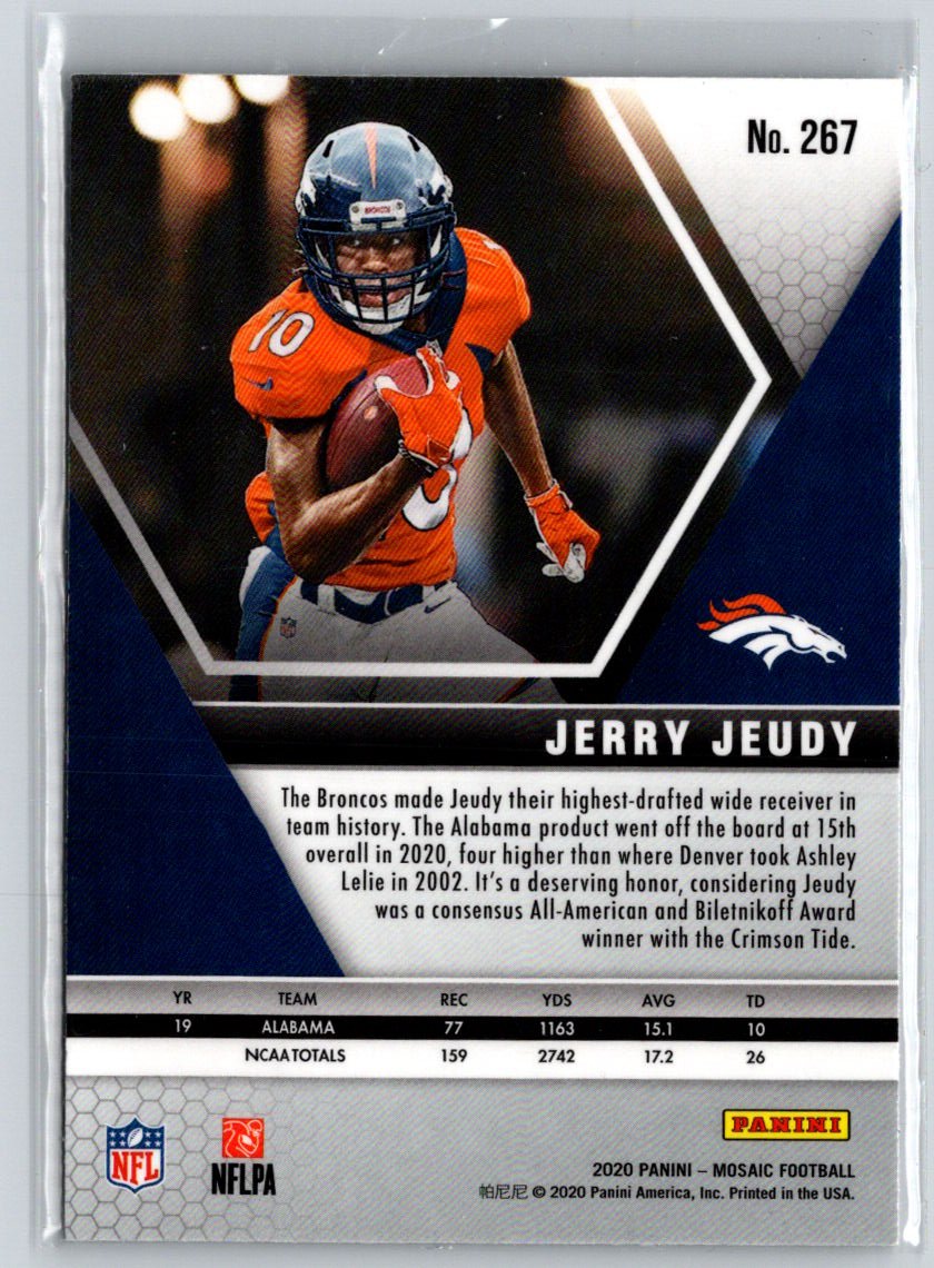 2020 Panini Mosaic #267 Jerry Jeudy M41