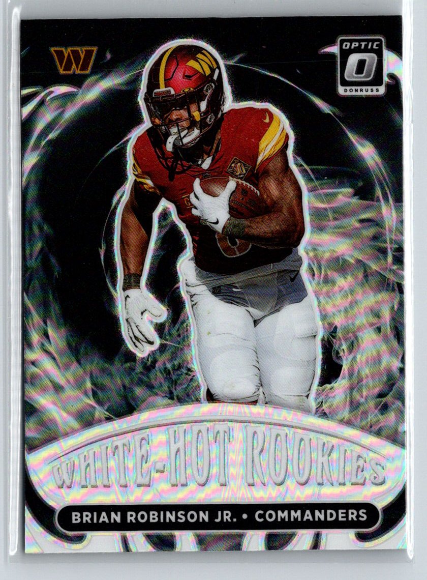 2022 Donruss Optic #WHR-10 Brian Robinson Jr. White Hot Rookies M42