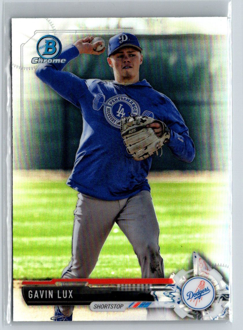 2017 Bowman Draft #BDC-171 Gavin Lux Chrome Refractor M42