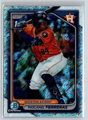 2024 Bowman Chrome - Prospects Shimmer Refractors #BCP-240 Pascanel Ferreras M43