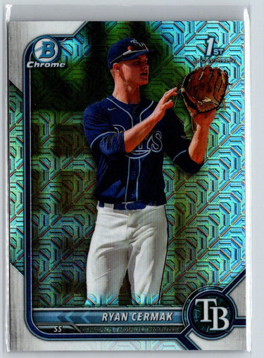 2022 Bowman Draft #BDC-81 Ryan Cermak Chrome Refractor M43