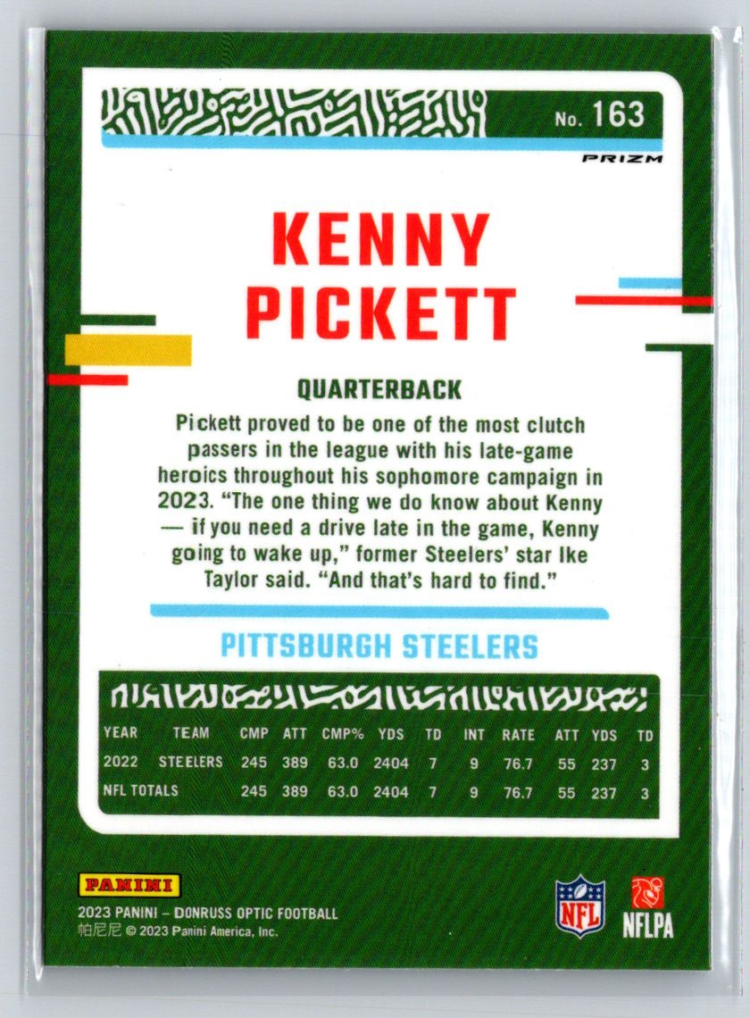 2023 Donruss Optic #163 Kenny Pickett Stars M45
