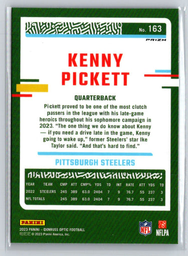 2023 Donruss Optic #163 Kenny Pickett Stars M45
