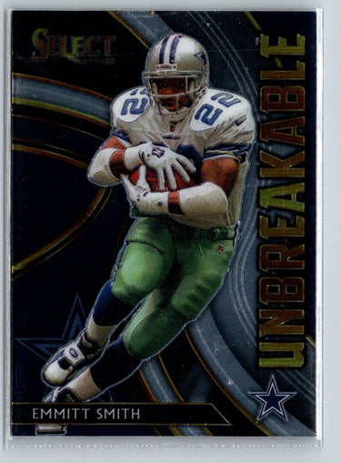 2020 Panini Select #U3 Emmitt Smith Unbreakable M45