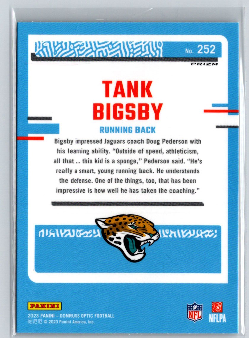 2023 Donruss Optic #252 Tank Bigsby Holo M46