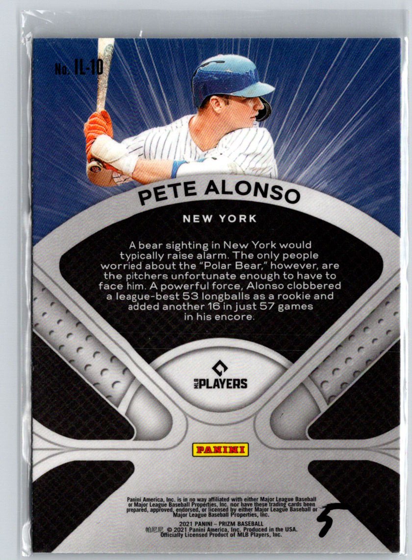 2021 Panini Prizm #IL-10 Pete Alonso Illumination M47