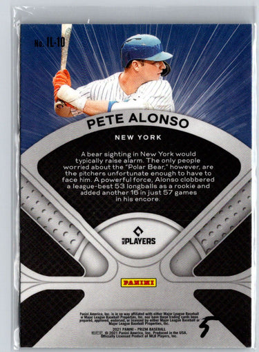 2021 Panini Prizm #IL-10 Pete Alonso Illumination M47