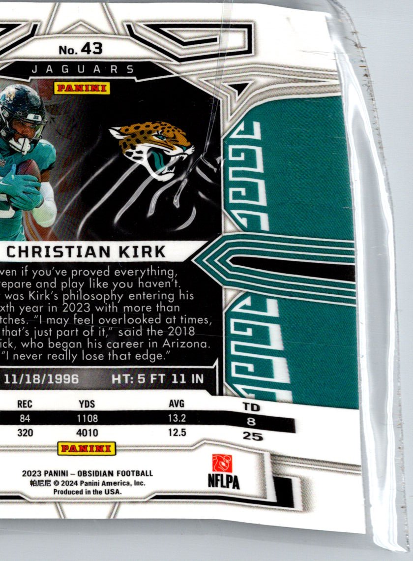 2023 Panini Obsidian #43 Christian Kirk M47