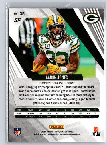2023 Panini Phoenix #35b Aaron Jones Silver M48