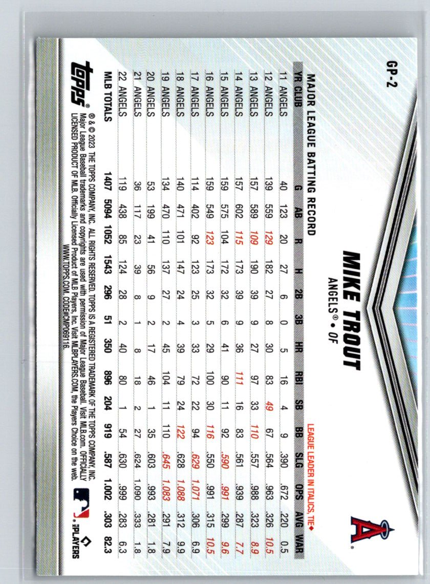 2023 Topps International Trading Card Day Mike Trout Gift with Purchase M49