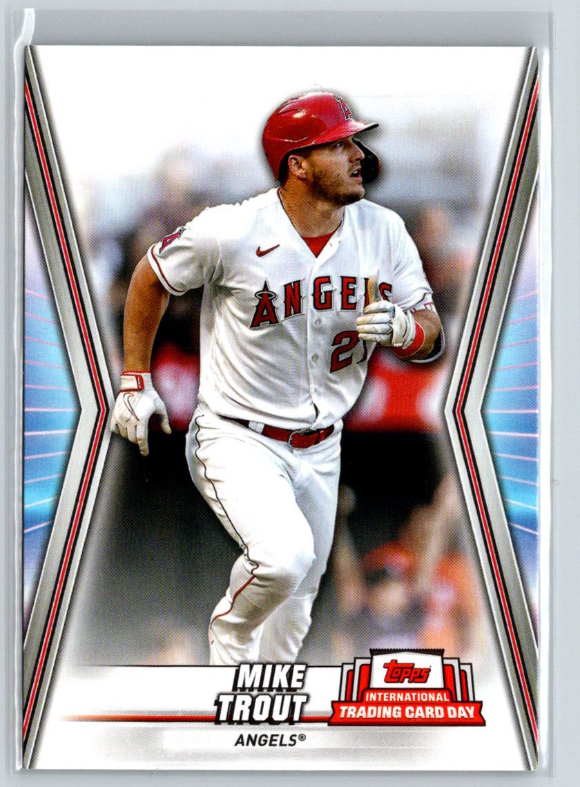 2023 Topps International Trading Card Day Mike Trout Gift with Purchase M49