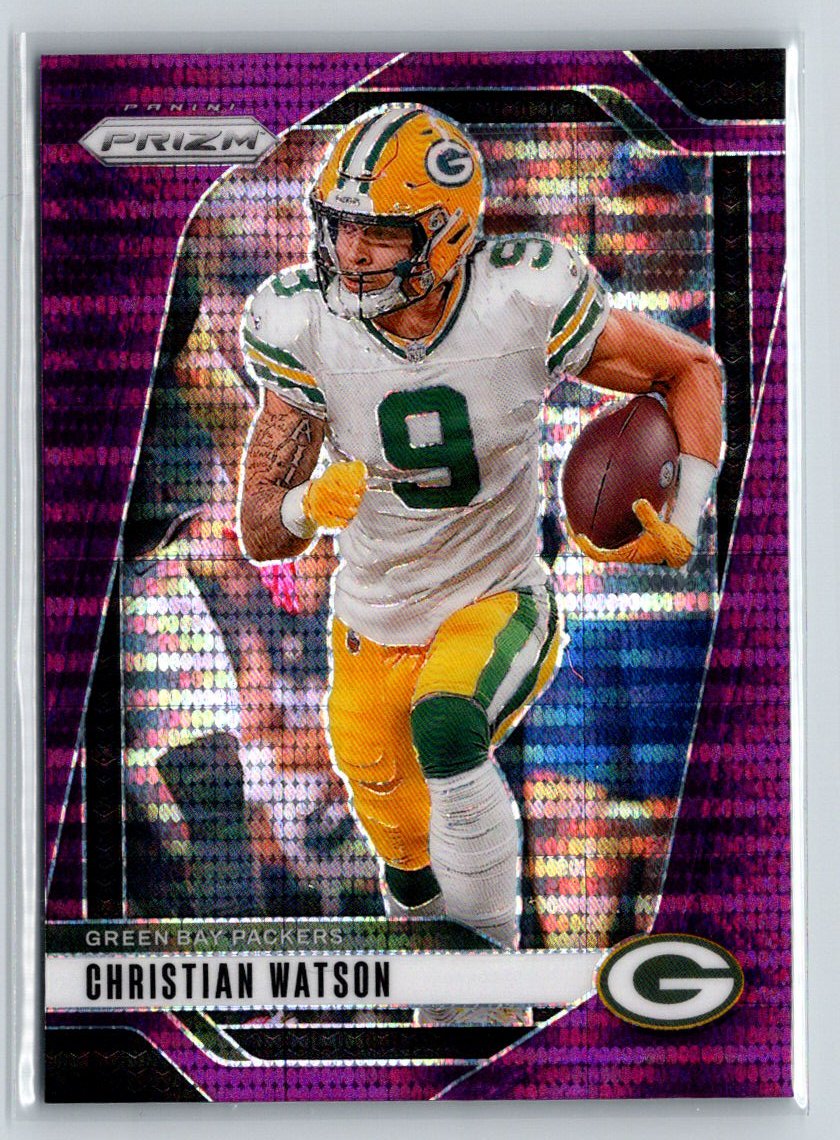 2024 Panini Prizm #103 Christian Watson Pink Wave M49