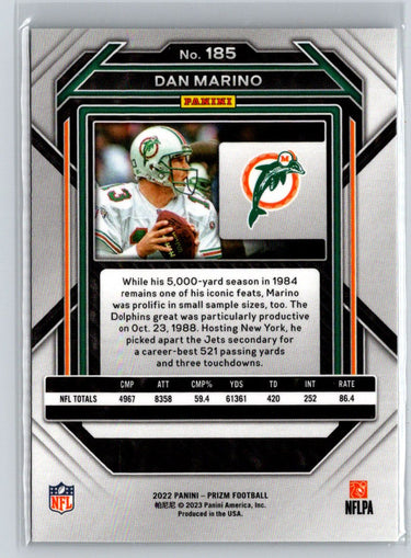 2022 Panini Prizm #185 Dan Marino M51