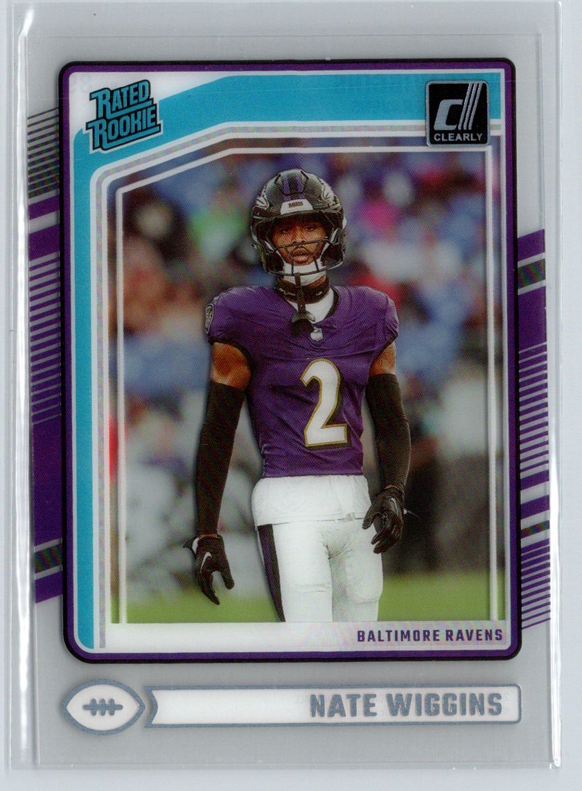 2024 Clearly Donruss #89 Nate Wiggins M51