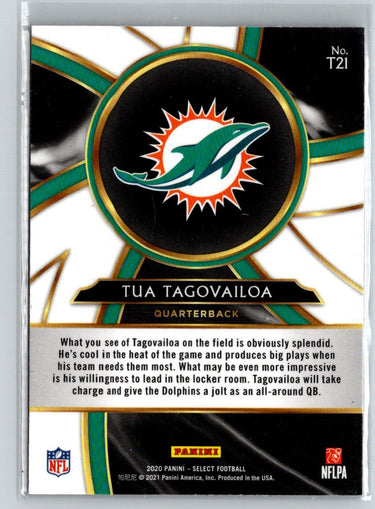 2020 Panini Select #T21 Tua Tagovailoa Turbocharged M51