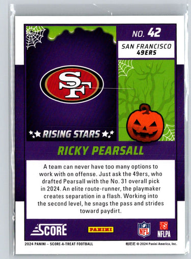 2024 Score-A-Treat #42 Ricky Pearsall Rising Stars Green Bats M51